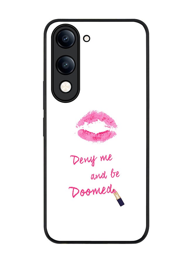 For vivo Y29s 5G / Y19s 5G Case,Slim fit Camera Protection, Shockproof Thin Phone cover  - Raining Lipsticks